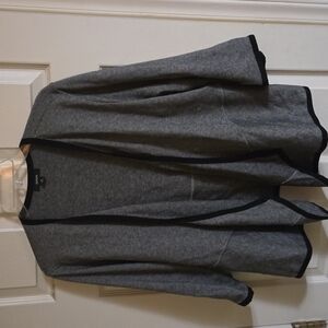 GUC lightweight open front blazer/cardigan. Asymmetrical drape